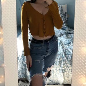 Long Sleeve Crop Top